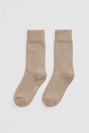 Cotton Blend Boot Crew Sock