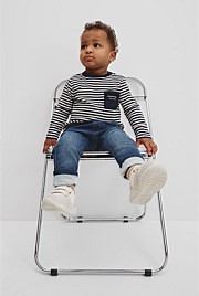 Cotton Long Sleeve Pocket T-Shirt