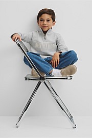 Australian Cotton Heritage Half Zip Sweat