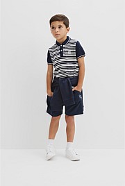 Organically Grown Cotton Country Road Logo Polo Shirt