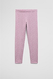 Organically Grown Cotton Blend Heart Legging