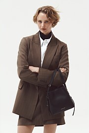 Pinstripe Double Breasted Blazer