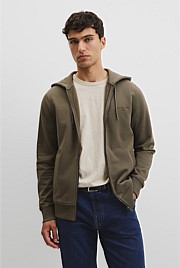 Australian Cotton Zip Through Sweat
