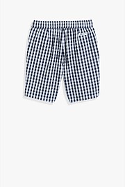 Organically Grown Cotton Blend Gingham Short