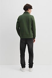 Teen Verified Australian Cotton Heritage Half Zip Sweat