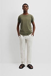 Australian Cotton Longline Garment Dyed T-Shirt