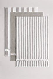 CR Stripe Australian Cotton Tea Towel Pack of 3