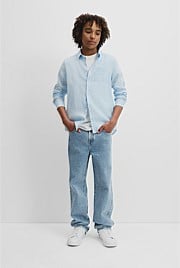 Teen Organically Grown Linen Shirt