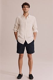 Regular Fit Organically Grown Linen Shirt