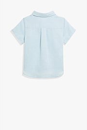 Organically Grown Short Sleeve Linen Shirt