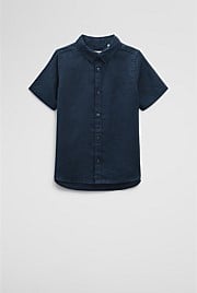 Organically Grown Linen Short Sleeve Shirt