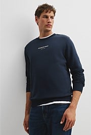 Australian Cotton Modern Logo Sweat