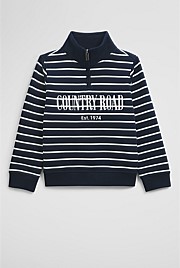 Verified Australian Cotton Heritage Half Zip Sweat