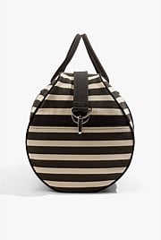 Australian Cotton Flocked Stripe Logo Tote