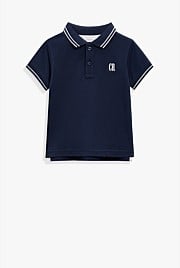 Organically Grown Cotton Logo Polo Shirt