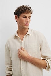 Regular Fit Organically Grown Linen Shirt