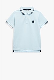 Organically Grown Cotton Logo Polo Shirt