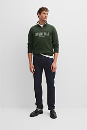 Verified Australian Cotton Half Zip Heritage Sweat