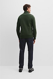 Verified Australian Cotton Half Zip Heritage Sweat