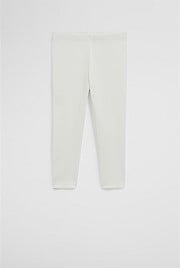 Organically Grown Cotton Blend Solid Rib Legging