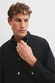 Regular Fit Australian Good Earth Cotton Oxford Shirt