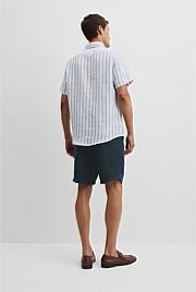 Regular Fit Organically Grown Linen Stripe Shirt