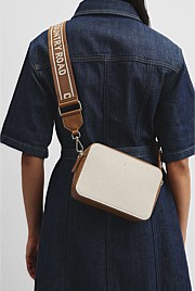 Canvas Contrast Camera Bag