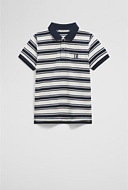 Organically Grown Cotton Logo Polo Shirt