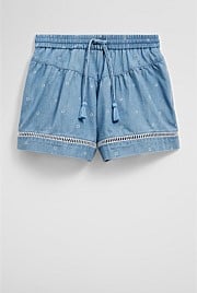 Organically Grown Cotton Pocket Daisy Short