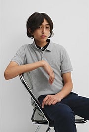 Teen Recycled Cotton Blend Polo Shirt