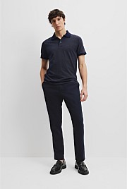 Australian Cotton Jacquard Polo