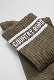 Australian Cotton Blend Country Road Sport Crew Sock