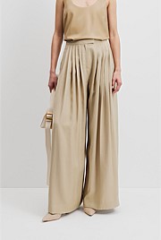 Palazzo Pleat Pant