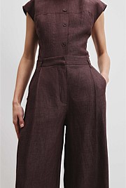 Organically Grown Linen Yarn Dyed Pant