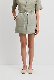 Organically Grown Linen Mini Skirt