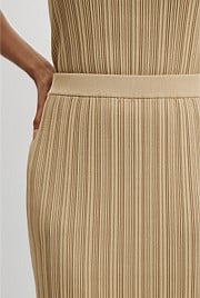 Plisse Rib Knit Skirt