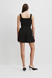 Pleat Front Short