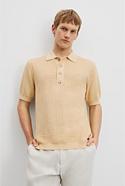 Australian Cotton Short Sleeve Waffle Knit