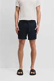 Organically Grown Linen Drawcord Short