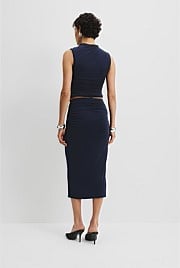 Cupro Jersey Skirt