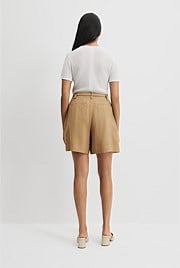 Pleat Front Short