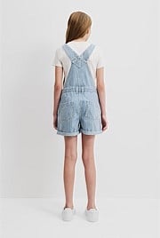 Teen Denim Short Overall