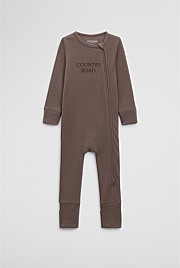 Organically Grown Cotton Waffle Jumpsuit