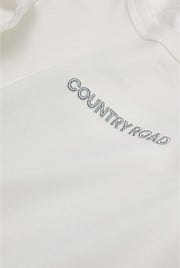 Cotton Frill Rib Long Sleeve Bodysuit