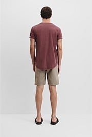 Australian Cotton Longline Garment Dyed T-Shirt