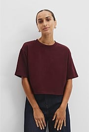 Australian Cotton Cropped T-Shirt