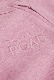 Organically Grown Cotton Blend Logo Zip Jumpsuit