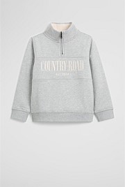 Australian Cotton Heritage Half Zip Sweat