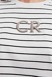Australian Cotton CR Logo Stripe T-Shirt