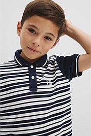 Organically Grown Cotton Country Road Logo Polo Shirt